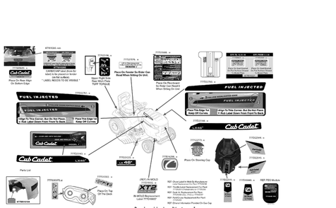 Part Location Diagram of 777D30840 MTD LBL-679CC EFI ENG